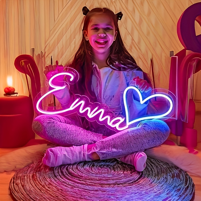 Neon Sign Party - Personalizowany neonowy LED-owy znak ścienny z