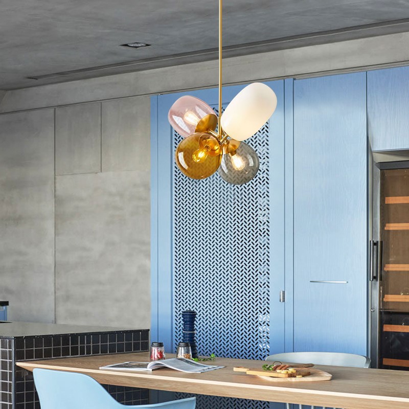 Led Balloon Light - Lampa Wisząca YEBMLP Macaron Szklana Lampa