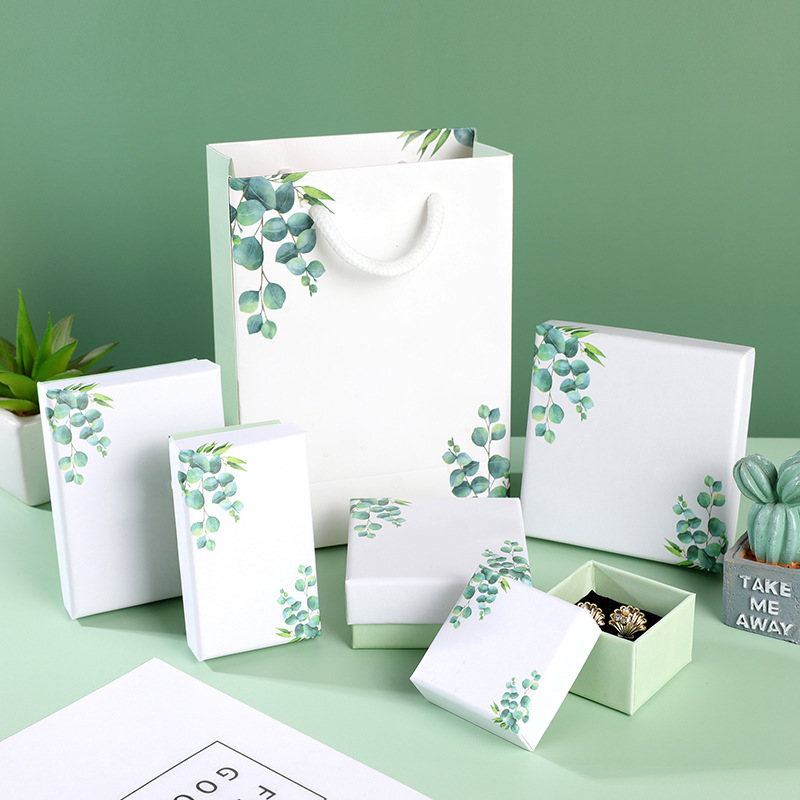 Event Party Shop - Kreatywny mały świeży liść sklep jubilerski