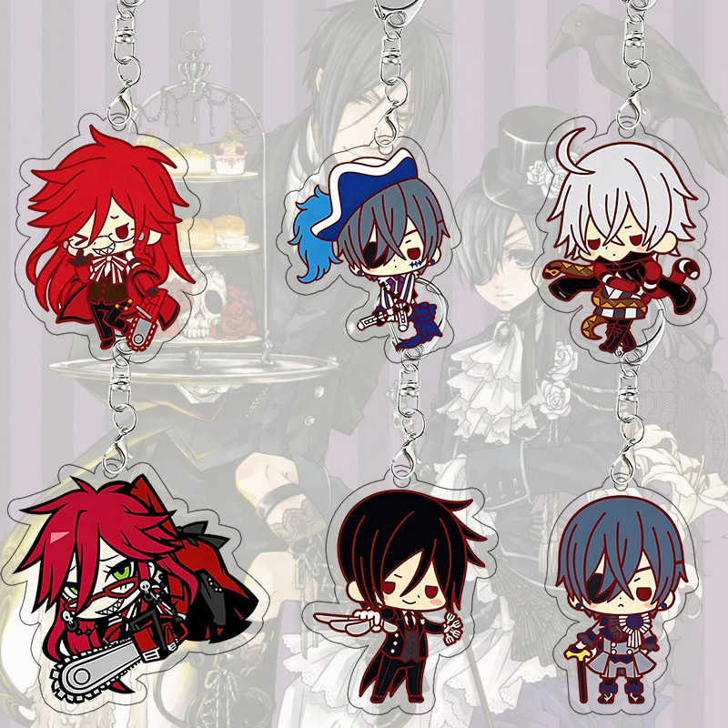 Event Supplies - Czarny Kamerdyner Akrylowy Brelok Grell Sutcliff