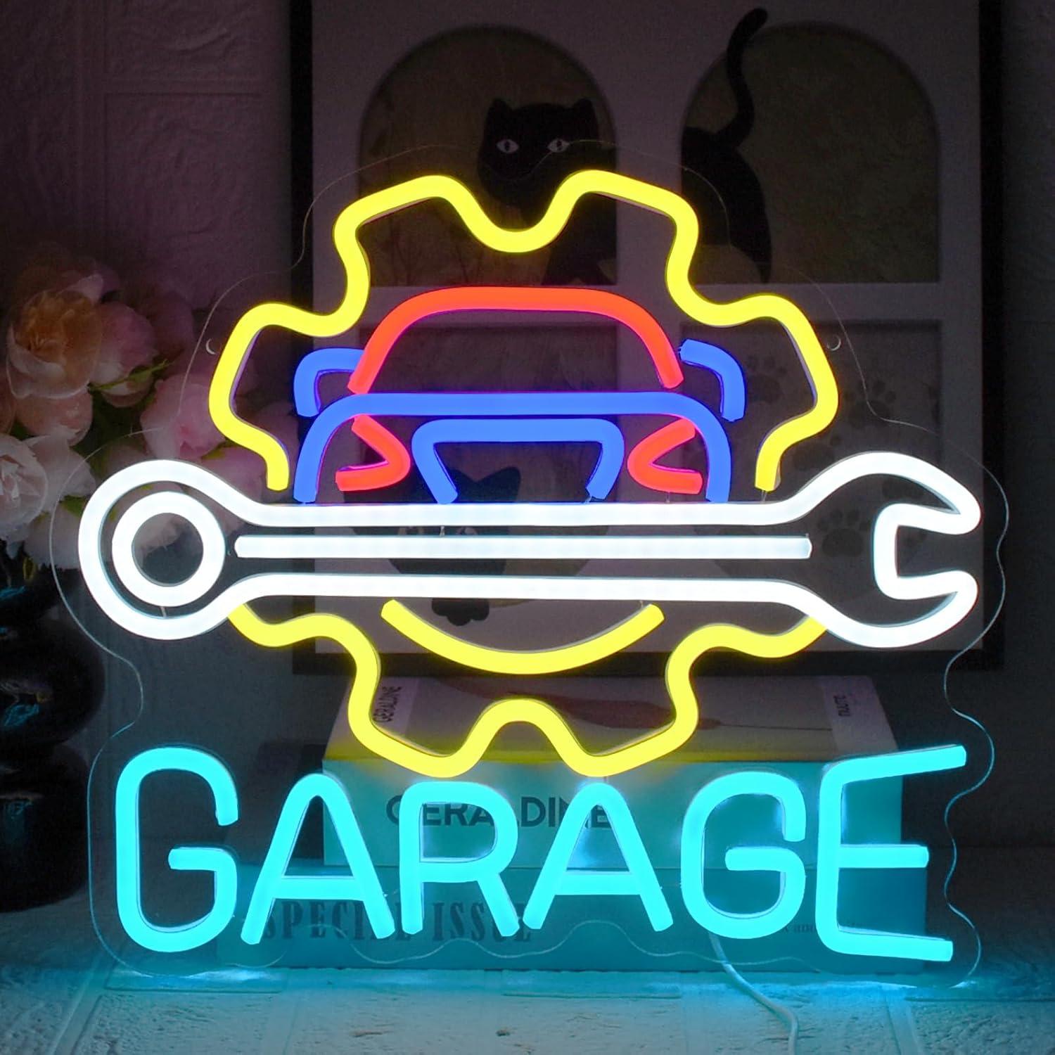 Neonowy szyld garażowy zasilan – Neon Sign Party recenzja i cena