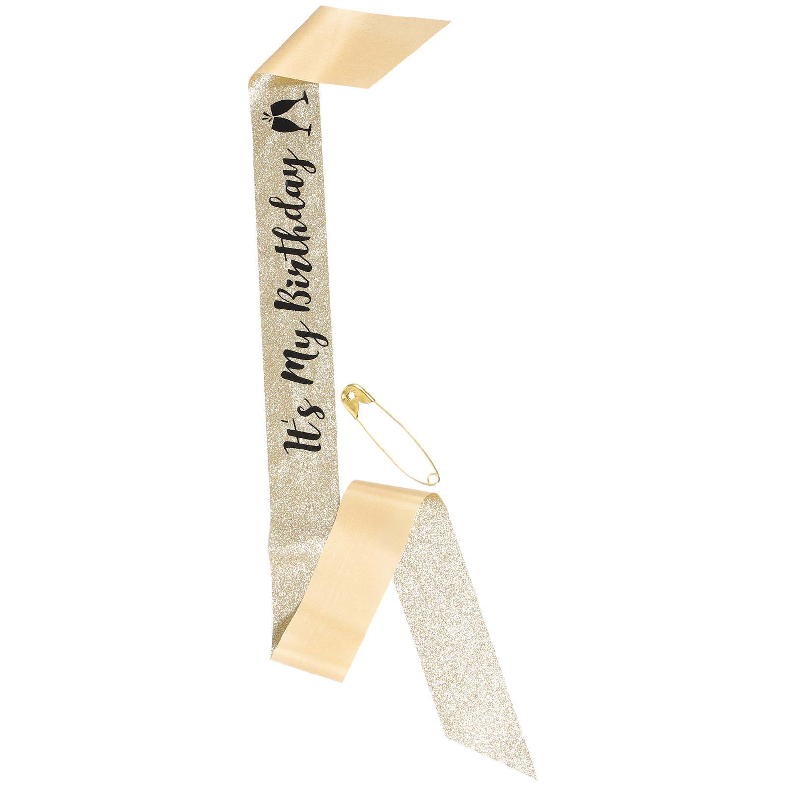 1 szt. błyszczącej szarfy urod – Birthday Sash Glitter recenzja i cena