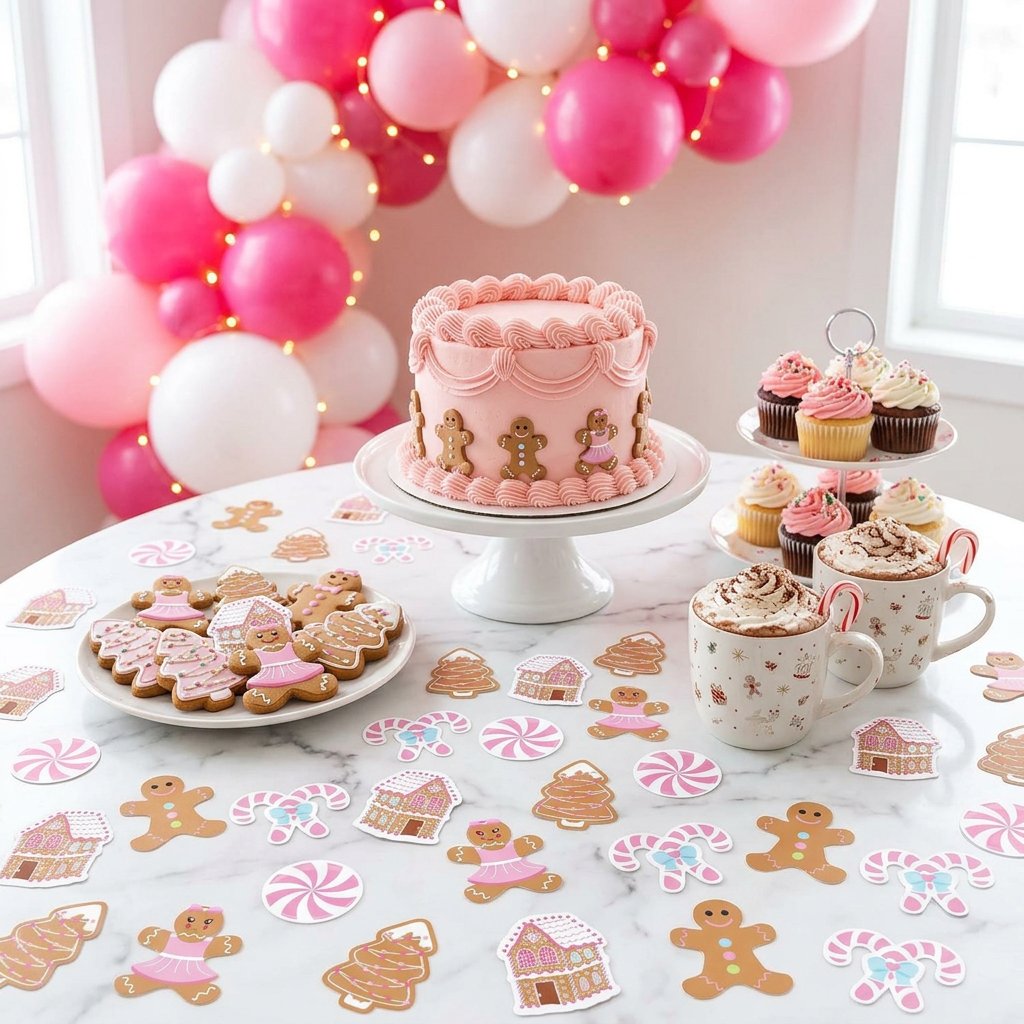 330 szt. różowych świątecznych – Papercraft Supply Confetti recenzja i cena