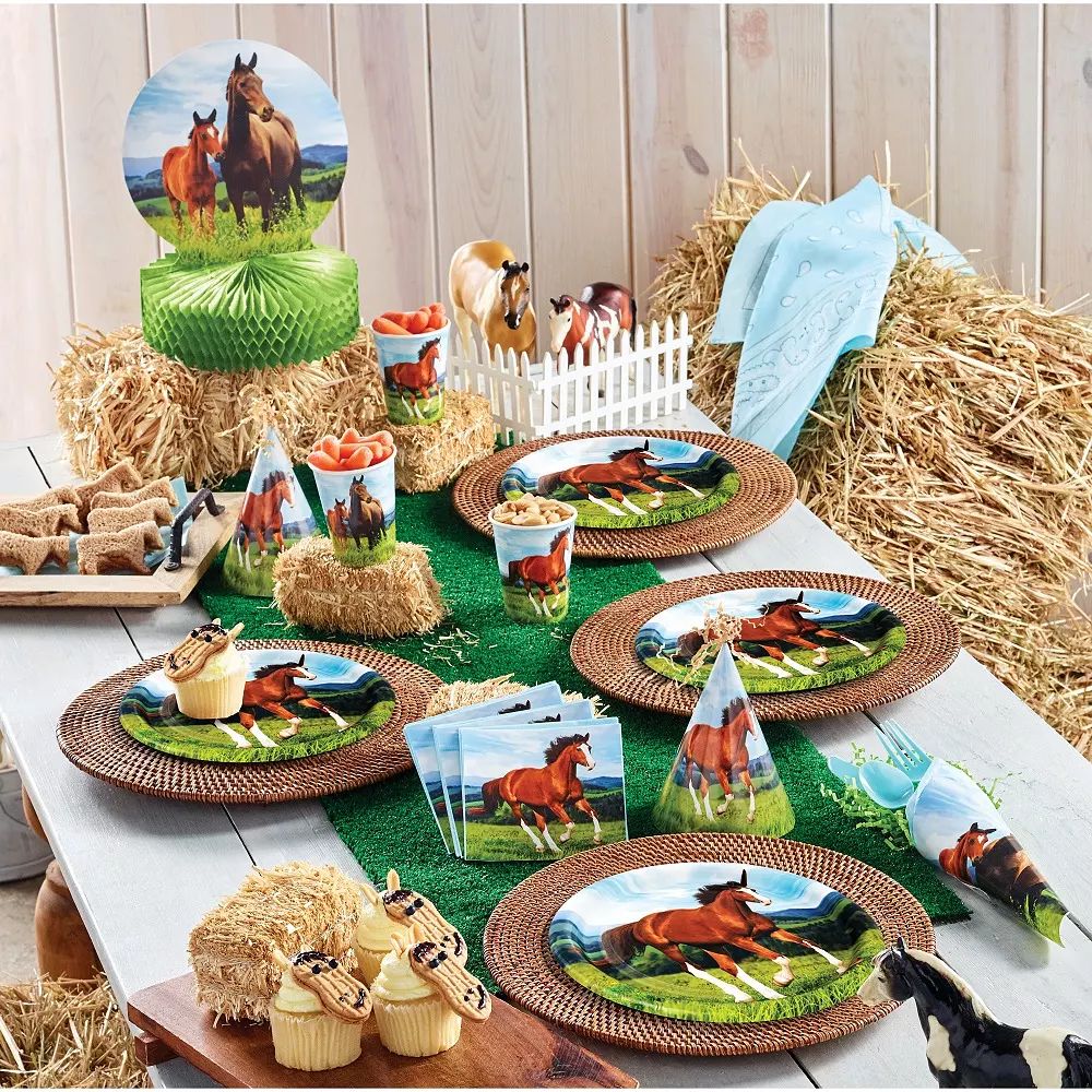 Obrus z motywem dzikiego konia – Table Cloth Disposable recenzja i cena