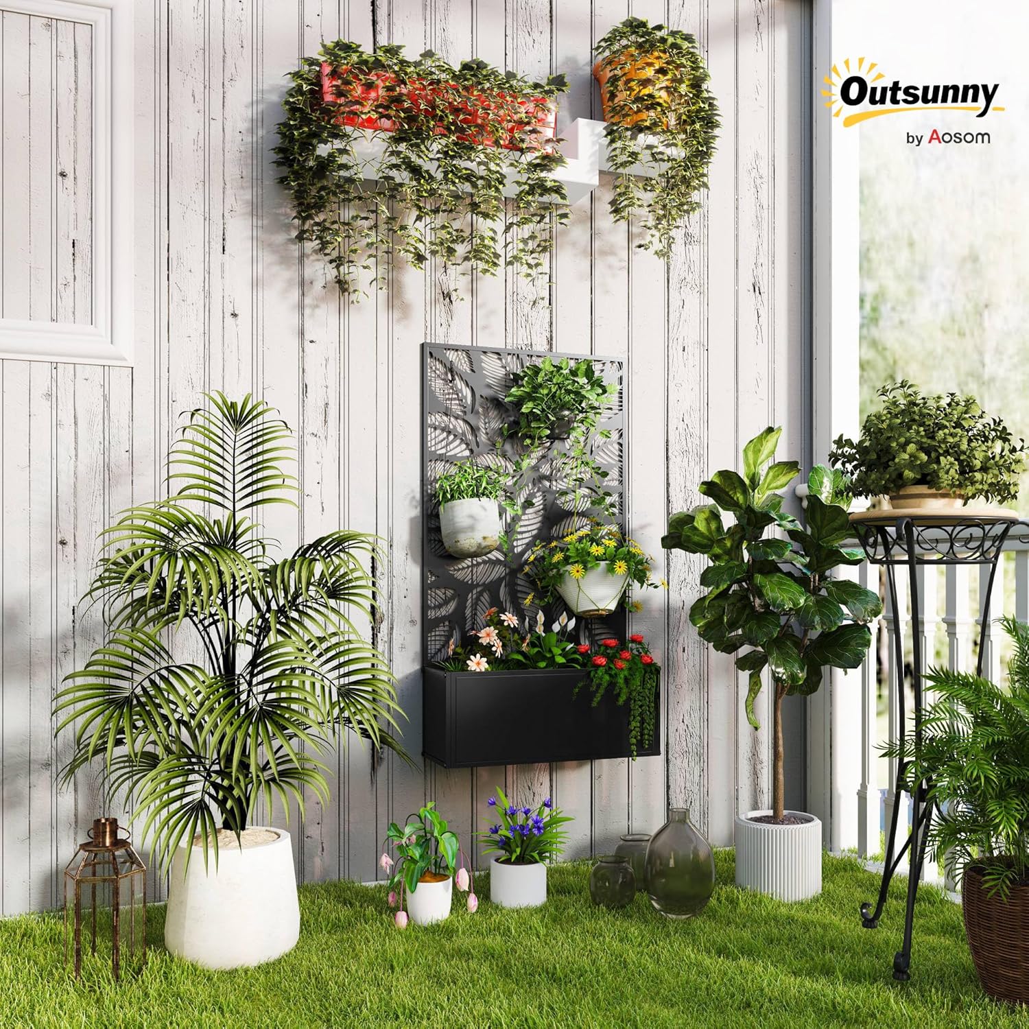 Metalowa podwyższona grządka o – Flower Wall Panel recenzja i cena